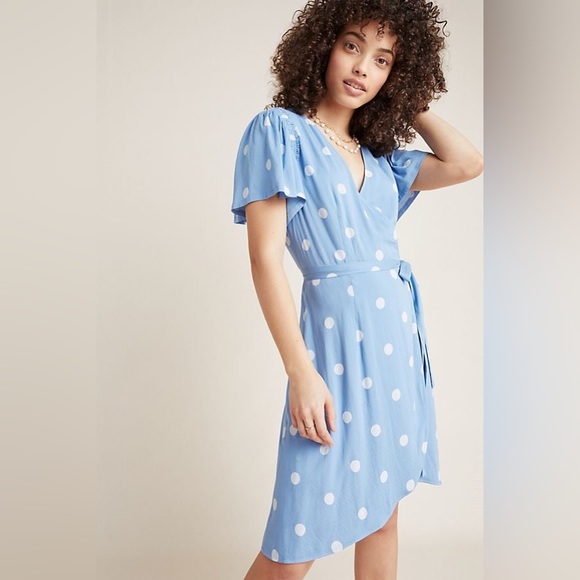 Anthropologie Paige Arlyn Wrap Dress - size S - Picture 2 of 8